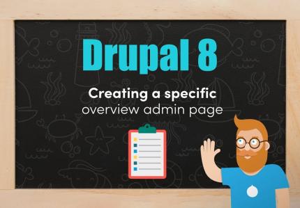 Drupal 8 custom overview