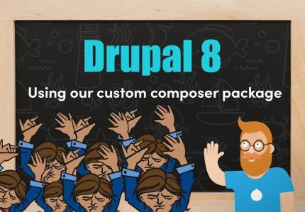 Using our custom composer package.